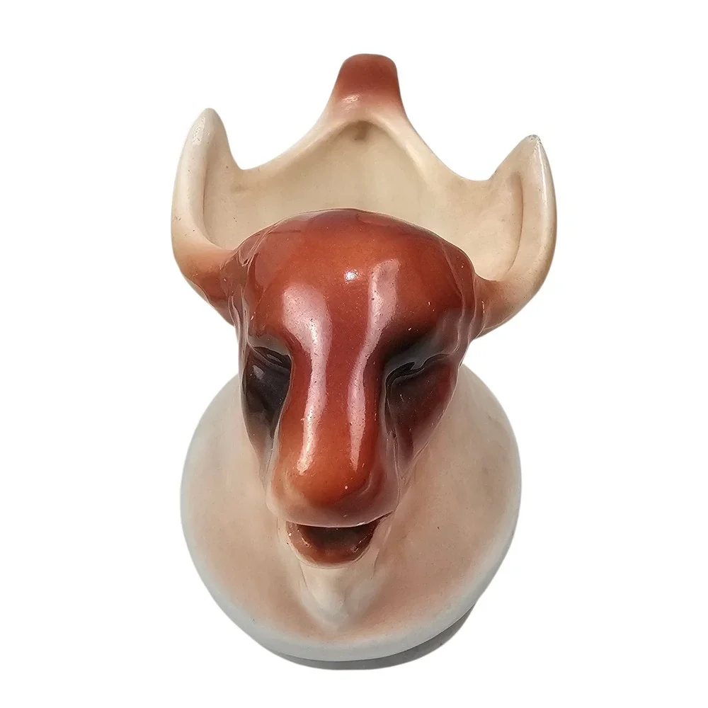 Vintage Oxen‎ Ceramic Creamer Makers Mark Originating from Czechoslovakia
